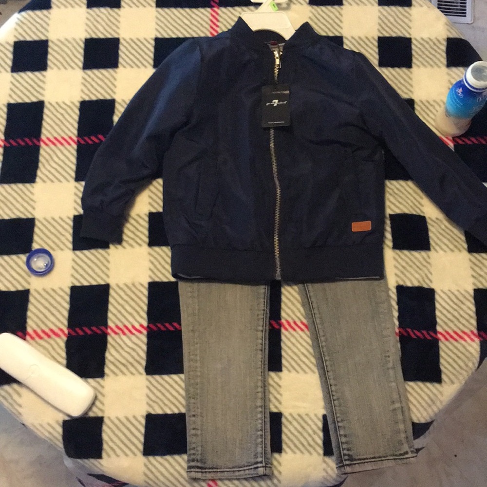 Boys 3pc set 7 for all man kind NWT